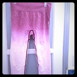 Gymshark pink ombre leggings